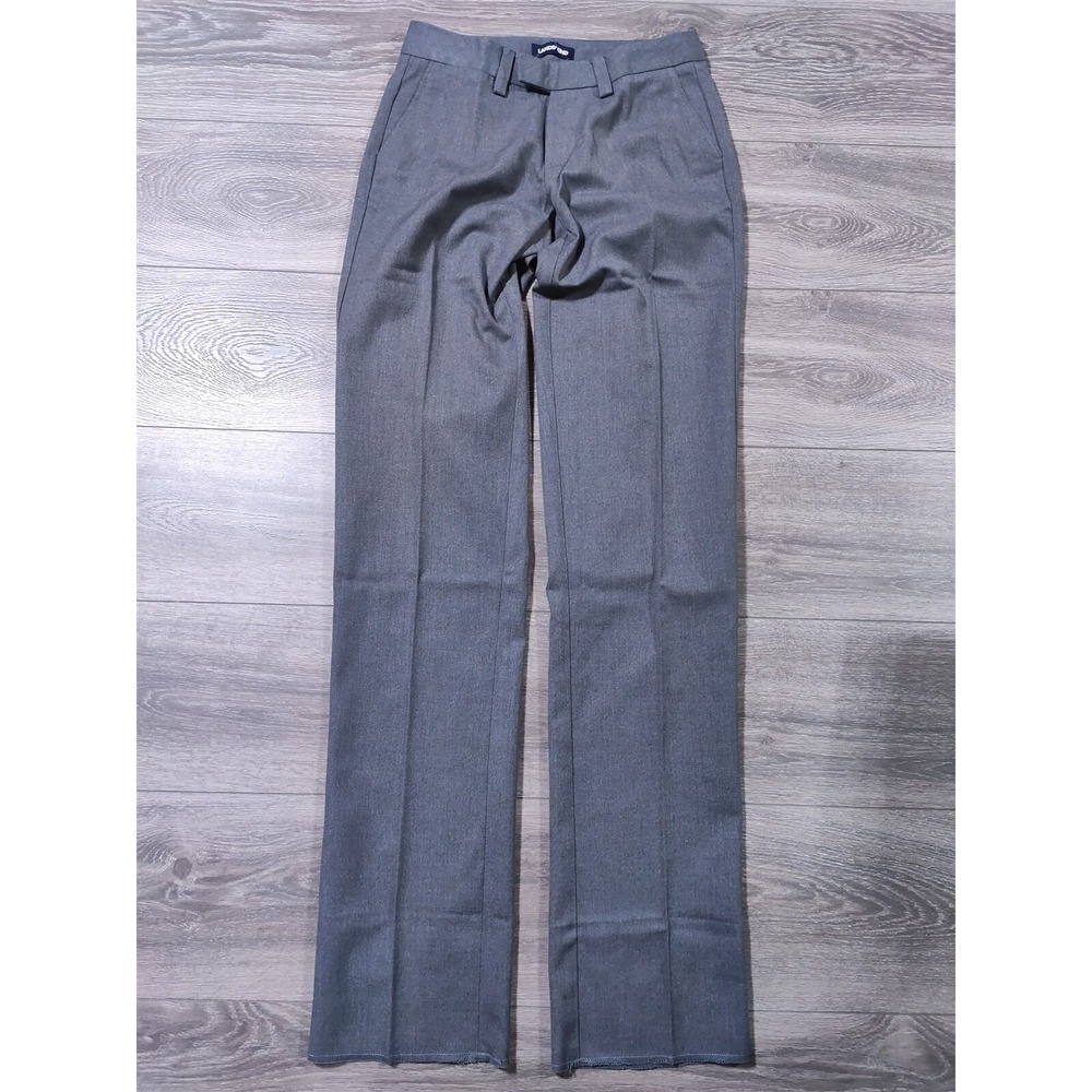 Lands End Pants Adult Size 0 x 36" Gray Work Uniform Bottoms Womens
